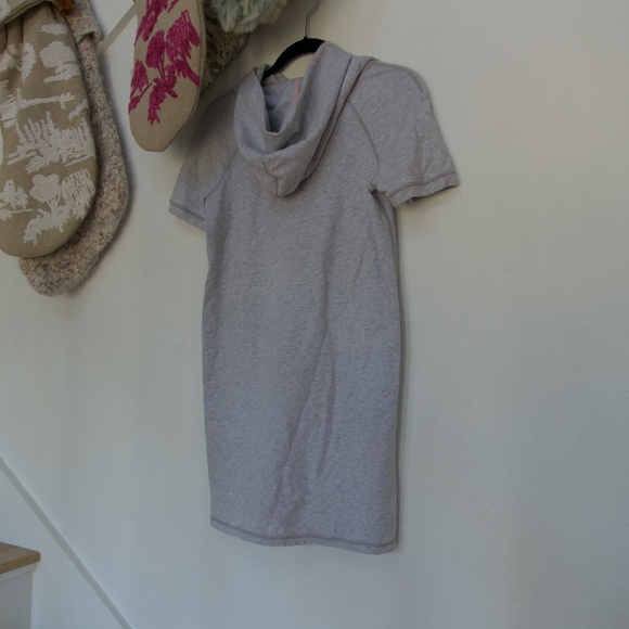 vivva By Lululemon Gray Girls Size 14 “good Feels” Hoodie Dress - Picture 4 of 4